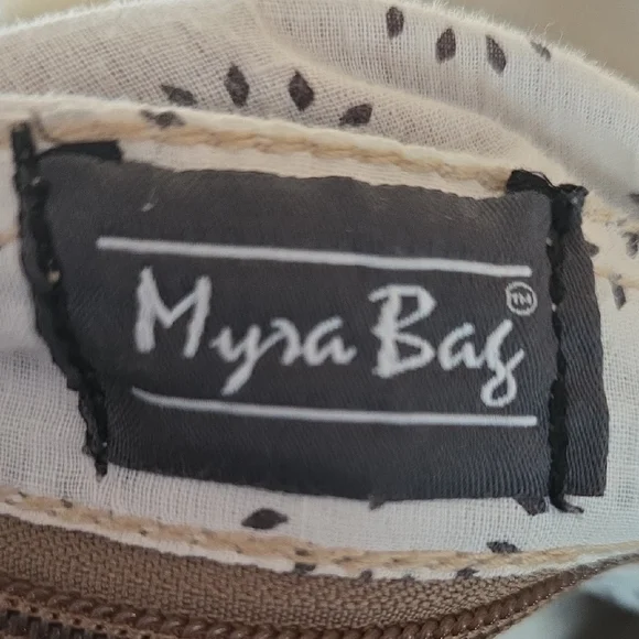 Myra Bag Southwestern Crossbody in Cream and Brown - Picture 6 of 7